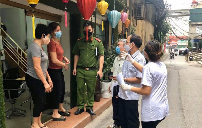 Đồng loạt ra quân rà soát những người liên quan tới ổ dịch tại Bệnh viện Bạch Mai