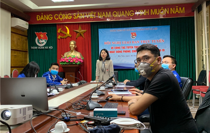 Thành đoàn Hà Nội triển khai các nhiệm vụ trọng tâm trong phòng, chống dịch Covid-19