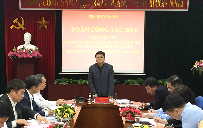 Đại hội Đảng bộ Tổng công ty Vận tải Hà Nội dự kiến diễn ra ngày 22 và 23-07