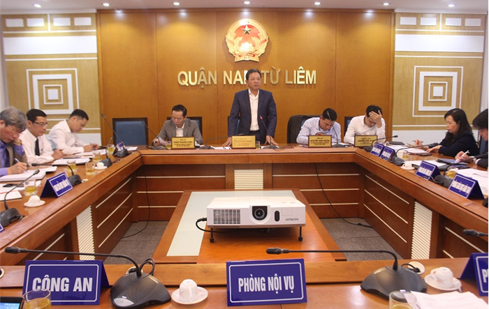 UBND quận Nam Từ Liêm tập trung chỉ đạo kiểm soát tốt dịch Covid-19