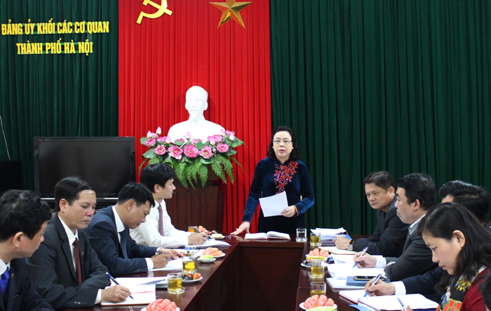 Đảng ủy Khối cơ quan Thành phố cần rà soát toàn bộ công tác nhân sự Đại hội