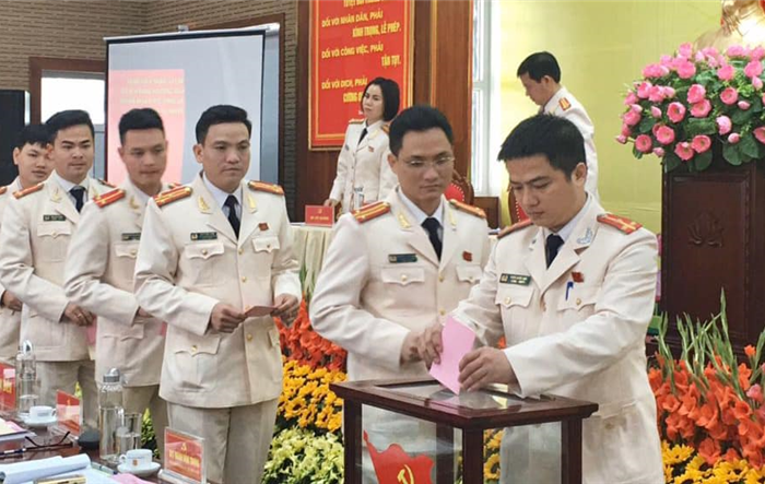Đại hội điểm Đảng bộ Công an huyện Mê Linh thành công tốt đẹp