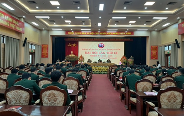 Huyện Hoài Đức tổ chức thành công Đại hội Đảng bộ Quân sự Huyện 