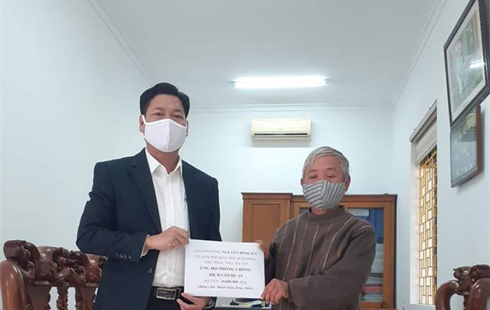 Tấm lòng nhân ái ủng hộ phòng, chống Covid-19