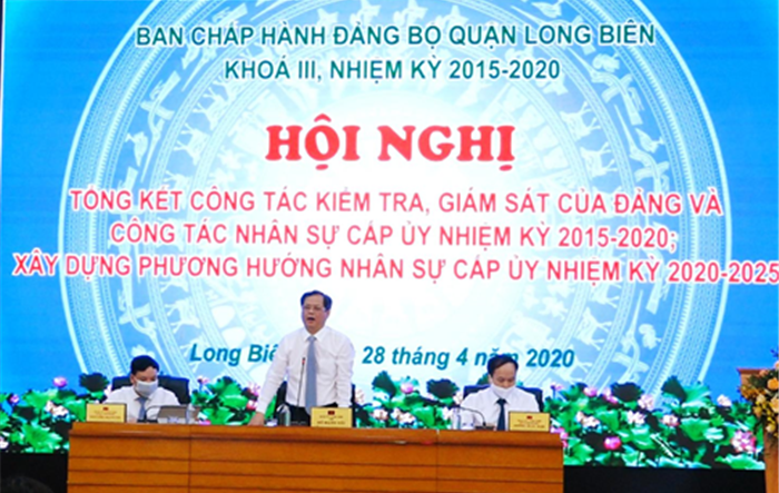 Tổng kết công tác kiểm tra, giám sát của Đảng và công tác nhân sự cấp ủy nhiệm kỳ 2015-2020
