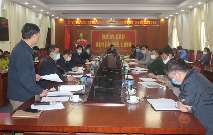 Chỉ đạo quyết liệt công tác phòng dịch bệnh Covid-19 trên địa bàn huyện Mê Linh