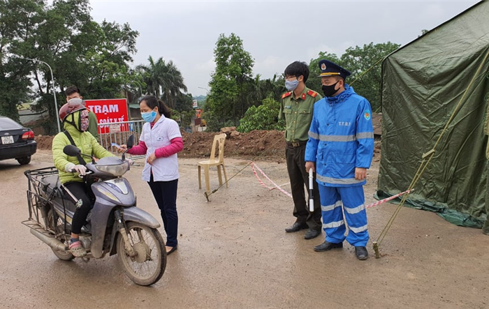 Thành lập 04 chốt kiểm soát phòng, chống dịch Covid-19