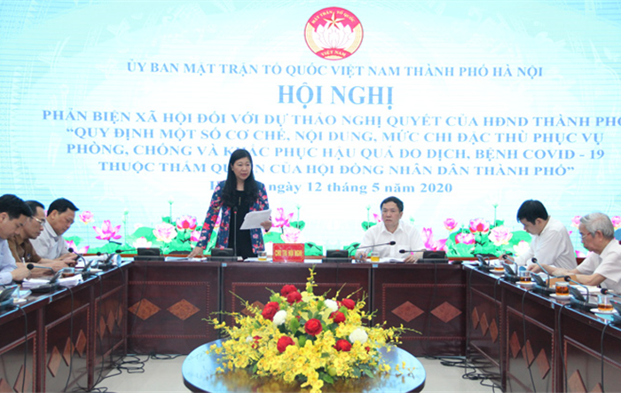 Phản biện xã hội đối với dự thảo Nghị quyết của HĐND Thành phố về mức chi đặc thù trong phòng, chống dịch Covid-19 