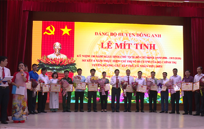 Huyện ủy Đông Anh kỷ niệm 130 năm Ngày sinh Chủ tịch Hồ Chí Minh (19/5/1890-19/5/2020)