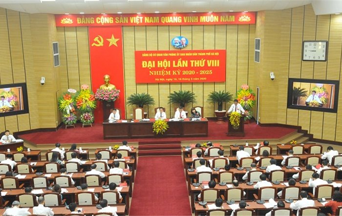 Đảng bộ cơ quan Văn phòng UBND thành phố Hà Nội: Tiếp tục nâng cao công tác tham mưu các nhiệm vụ chính trị