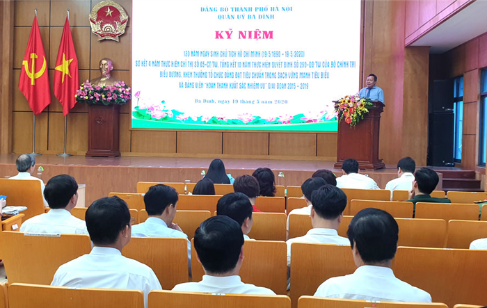 Quận ủy Ba Đình biểu dương nhiều tổ chức Đảng, đảng viên tiêu biểu