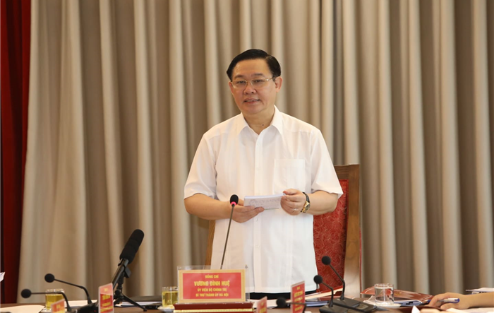 Bí thư Thành ủy Hà Nội làm việc với Bộ Tài nguyên và Môi trường