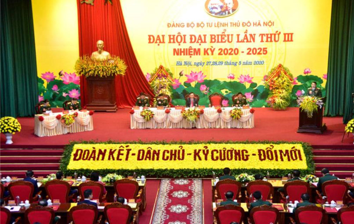 Khai mạc Đại hội đại biểu Đảng bộ Bộ Tư lệnh Thủ đô lần thứ III