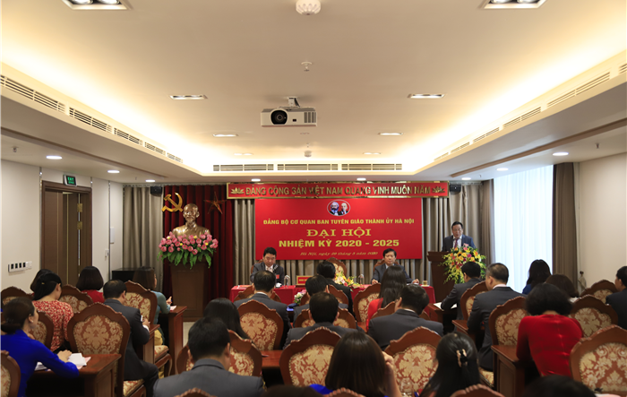 Đảng bộ cơ quan Ban Tuyên giáo Thành ủy Hà Nội tổ chức thành công Đại hội nhiệm kỳ 2020-2025