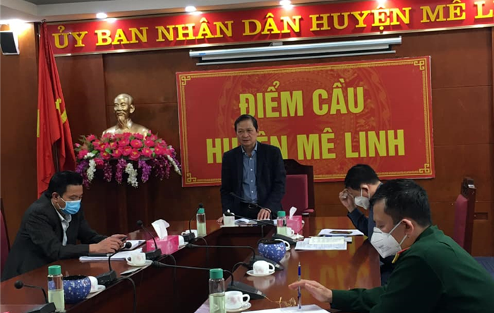 Huyện Mê Linh sẵn sàng thực hiện việc dừng cách ly y tế tại thôn Hạ Lôi