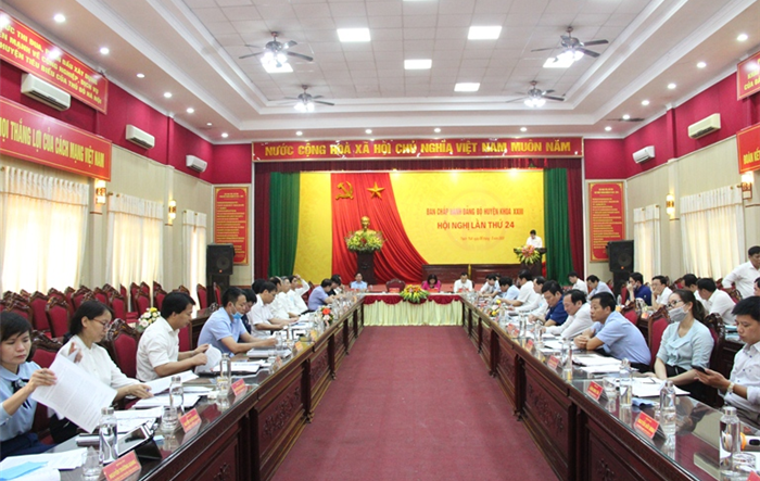 Hội nghị lần thứ 24 Ban Chấp hành Đảng bộ huyện Thạch Thất khóa XXIII
