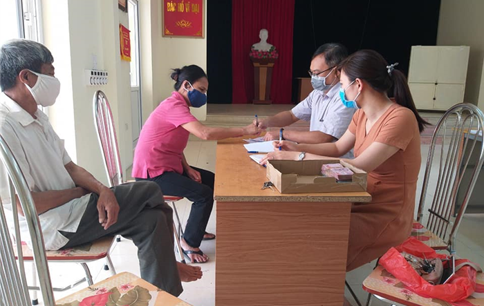 Huyện Đan Phượng hoàn thành việc chi trả hỗ trợ cho người  bị ảnh hưởng bởi dịch Covid-19
