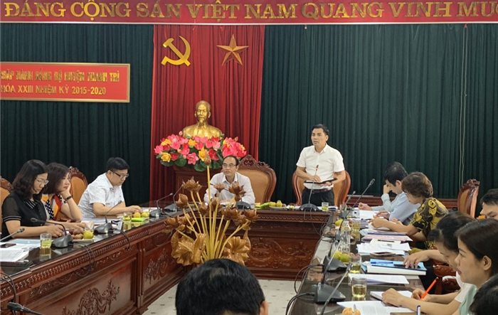 Huyện Thanh Trì thực hiện tốt chính sách hỗ trợ người dân gặp khó khăn do đại dịch Covid-19 