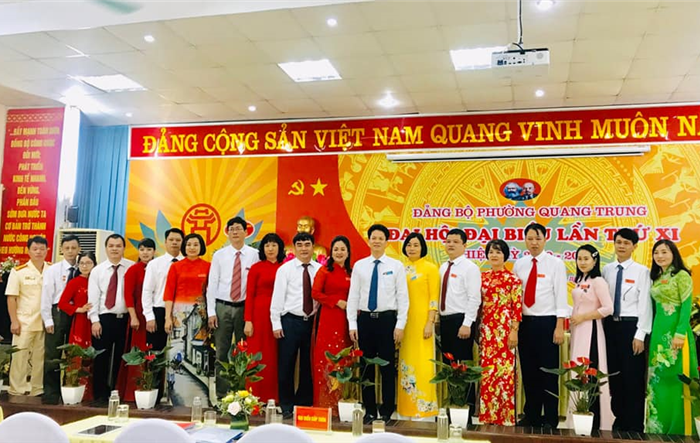 57/60 chi, Đảng bộ trực thuộc Đảng bộ quận Hà Đông tổ chức thành công Đại hội nhiệm kỳ 2020-2025