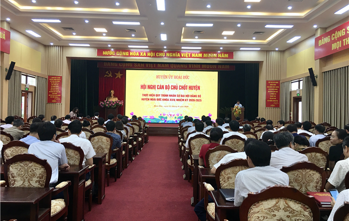 Thực hiện quy trình nhân sự Đại hội Đảng bộ huyện Hoài Đức khóa XXIV 