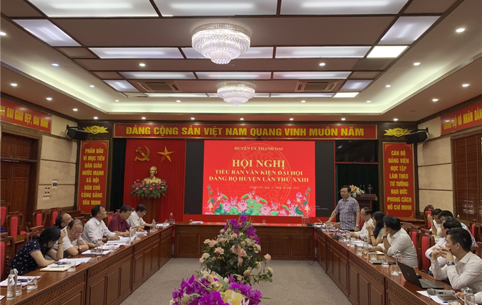Tiếp tục đóng góp ý kiến vào các văn kiện trình Đại hội Đảng bộ huyện Thanh Oai lần thứ XXIII