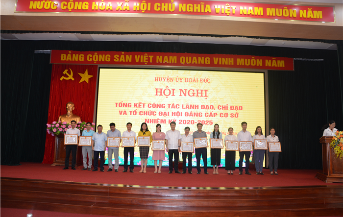 Tổng kết công tác chỉ đạo Đại hội Đảng cấp cơ sở trên địa bàn huyện Hoài Đức