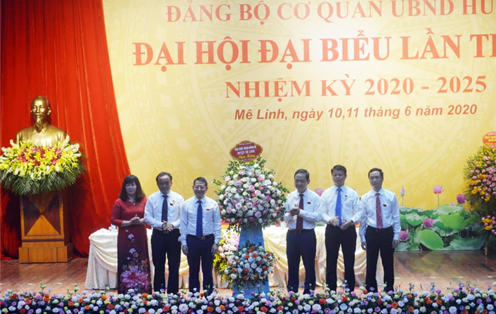 Huyện ủy Mê Linh tiếp tục chỉ đạo thành công một số Đại hội Đảng bộ