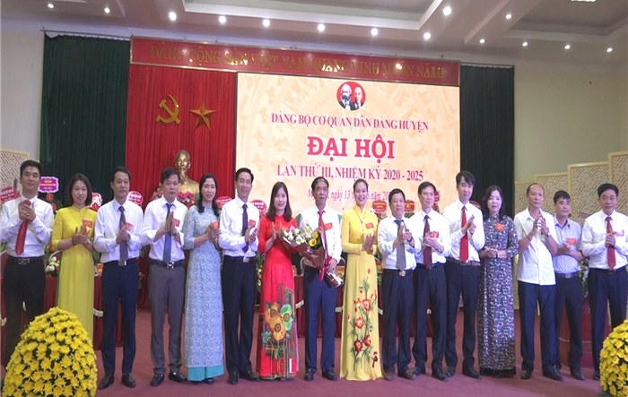 100% chi, Đảng bộ huyện Mỹ Đức tổ chức thành công Đại hội Đảng nhiệm kỳ 2020-2025