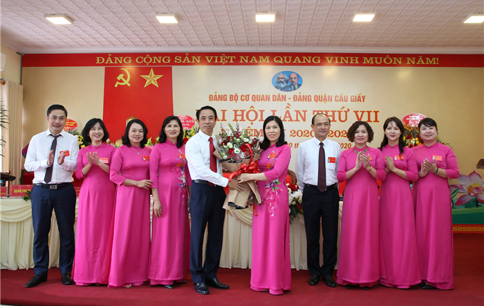 Cầu Giấy: 100% Đảng bộ, chi bộ cơ sở  tổ chức thành công Đại hội nhiệm kỳ 2020-2025
