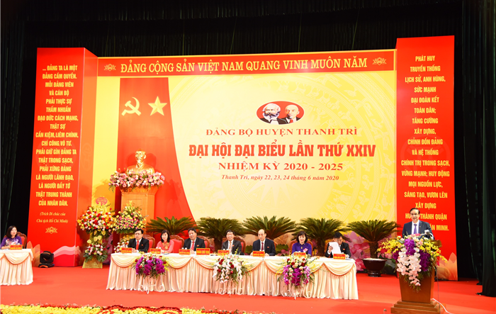 Phấn đấu xây dựng huyện Thanh Trì thành quận giàu đẹp, văn minh