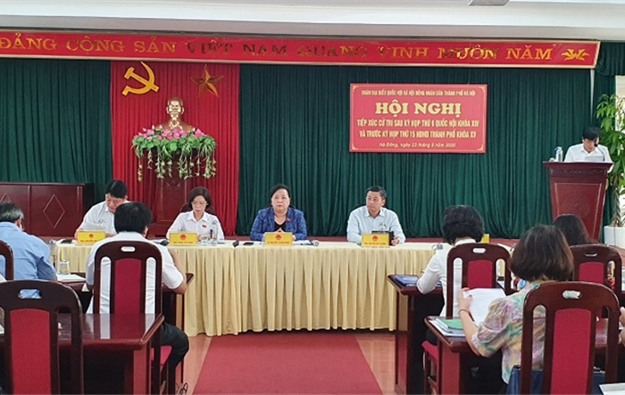Nhiều kiến nghị của cử tri quận Hà Đông được tiếp thu, trả lời 
