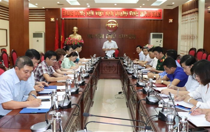 Tiểu ban Tổ chức và Phục vụ Đại hội Đảng bộ huyện Phú Xuyên lần thứ XXV tổ chức hội nghị triển khai nhiệm vụ