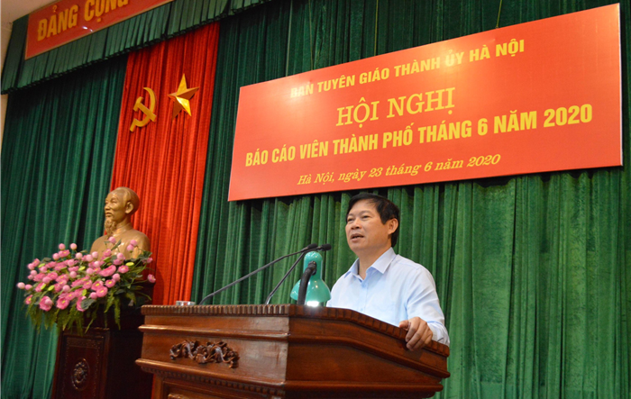 Hội nghị báo cáo viên Thành phố tháng 6/2020 