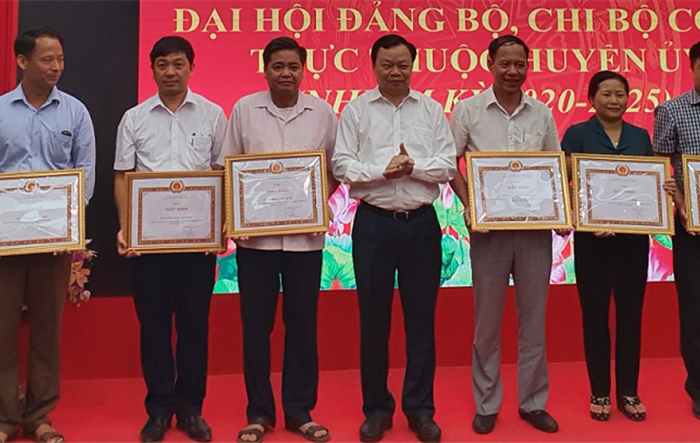 Huyện ủy Thanh Oai tổng kết Đại hội cấp cơ sở của Huyện nhiệm kỳ 2020-2025