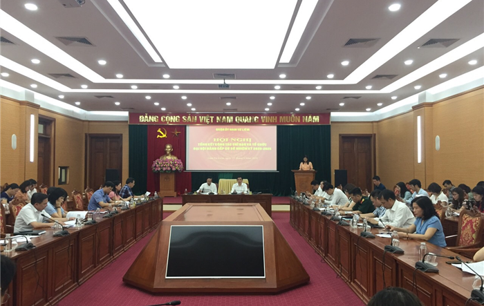 Quận ủy Nam Từ Liêm tổng kết công tác lãnh đạo, chỉ đạo Đại hội Đảng cấp cơ sở nhiệm kỳ 2020-2025