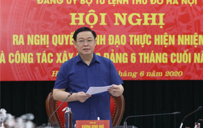 Đảng ủy Bộ Tư lệnh Thủ đô họp ra nghị quyết  lãnh đạo công tác 6 tháng cuối năm 2020