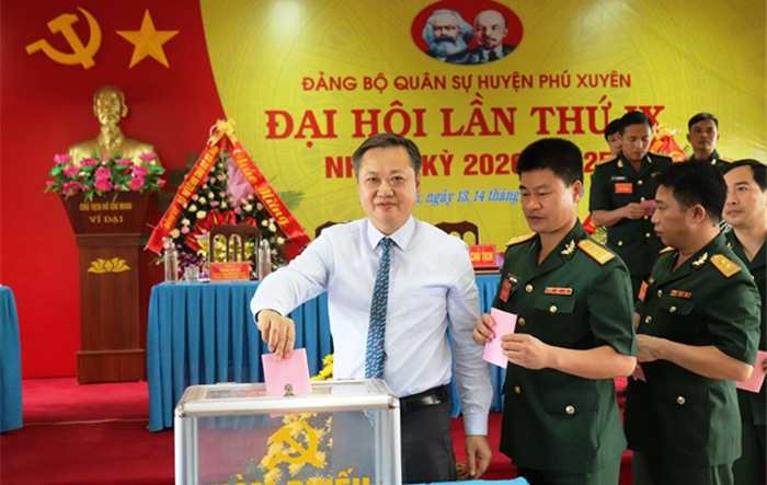 Huyện ủy Phú Xuyên chỉ đạo thành công 58/58 chi, Đảng bộ trực thuộc