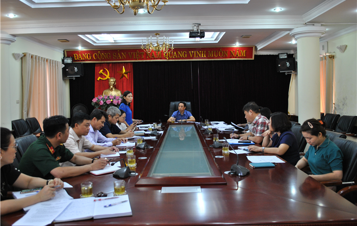 Họp Tiểu ban tổ chức phục vụ Đại hội Đại biểu lần thứ VI Đảng bộ quận Cầu Giấy, nhiệm kỳ 2020-2025