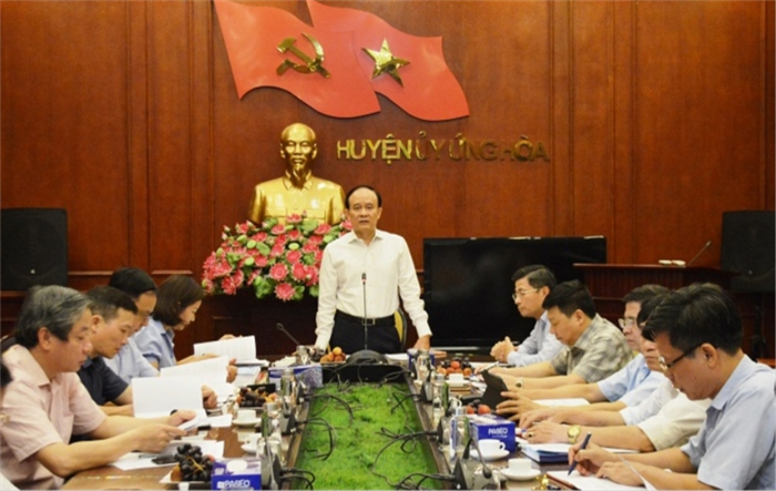 Tiếp tục làm tốt công tác chuẩn bị, tổ chức Đại hội Đảng bộ huyện Ứng Hòa lần thứ XXIV, nhiệm kỳ 2020-2025