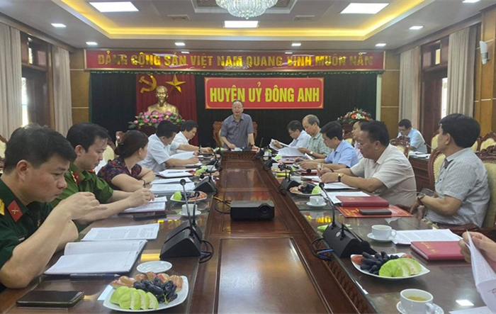 Phó Chủ tịch Thường trực UBND Thành phố kiểm tra công tác tổ chức Đại hội tại huyện Đông Anh 