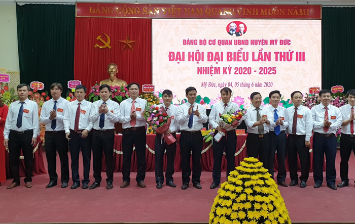 Đại hội Đảng bộ cơ quan UBND huyện Mỹ Đức lần thứ III, nhiệm kỳ 2020-2025 thành công tốt đẹp