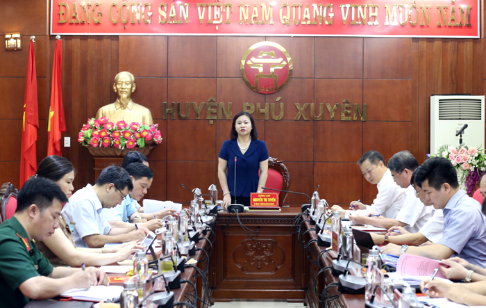Huyện ủy Phú Xuyên: Tập trung cao độ để hoàn thành Đại hội các tổ chức cơ sở Đảng trực thuộc