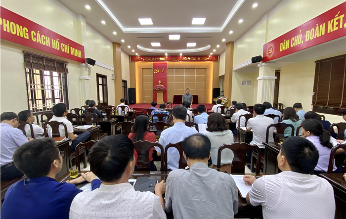 Góp ý hoàn thiện Dự thảo Báo cáo chính trị trình Đại hội đại biểu lần thứ XII Đảng bộ huyện Sóc Sơn, nhiệm kỳ 2020-2025