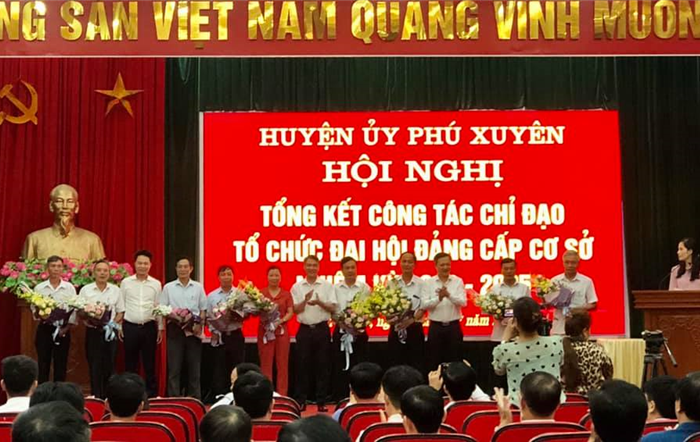 Huyện ủy Phú Xuyên tổng kết công tác chỉ đạo Đại hội Đảng bộ cấp cơ sở, nhiệm kỳ 2020-2025
