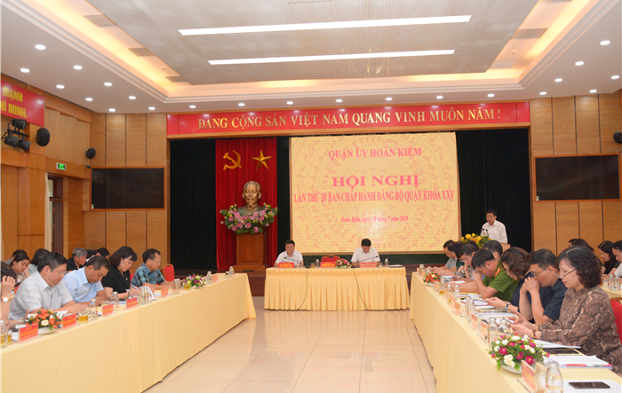 Hội nghị lần thứ 20 Ban Chấp hành Đảng bộ quận Hoàn Kiếm khóa XXV