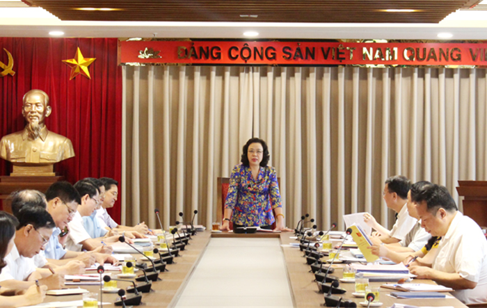Phó Bí thư Thường trực Thành ủy duyệt công tác chuẩn bị, tổ chức Đại hội đại biểu Đảng bộ huyện Ba Vì