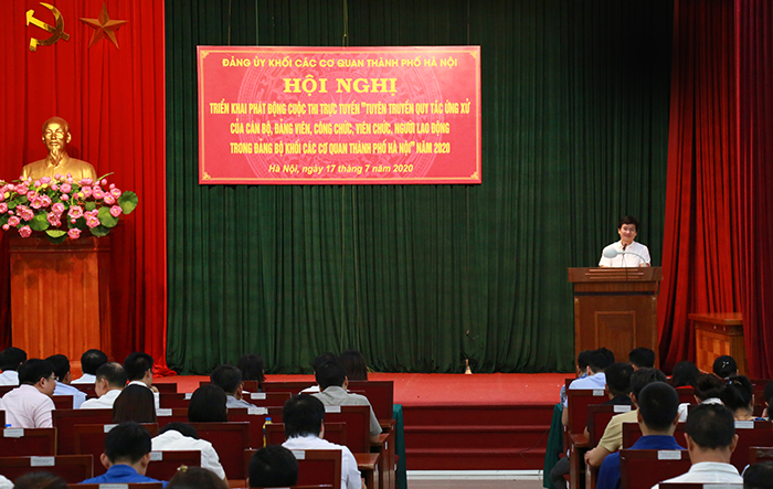 Phát động cuộc thi trực tuyến tuyên truyền Quy tắc ứng xử của cán bộ, đảng viên, công chức, viên chức 