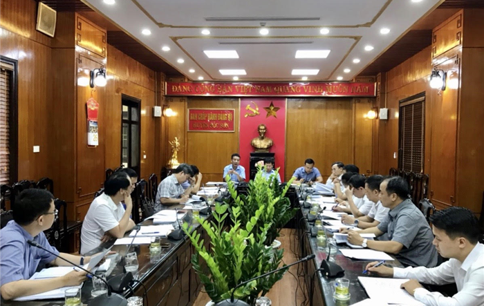 Rà soát tiến độ chuẩn bị  và tổ chức phục vụ Đại hội Đảng bộ huyện Sóc Sơn lần thứ XII