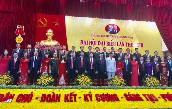 Đại hội Đảng bộ huyện Thanh Oai lần thứ XXIII, nhiệm kỳ 2020-2025 thành công tốt đẹp