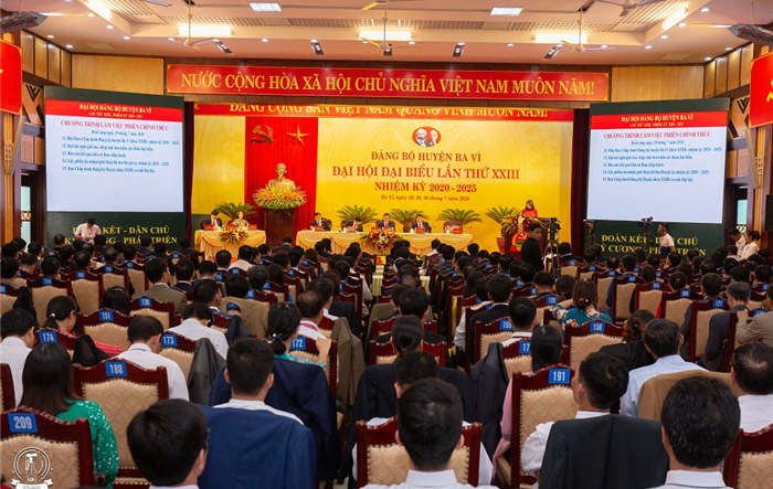 Phiên trù bị Đại hội đại biểu Đảng bộ Huyện Ba Vì lần thứ XXIII, nhiệm kỳ 2020- 2025 